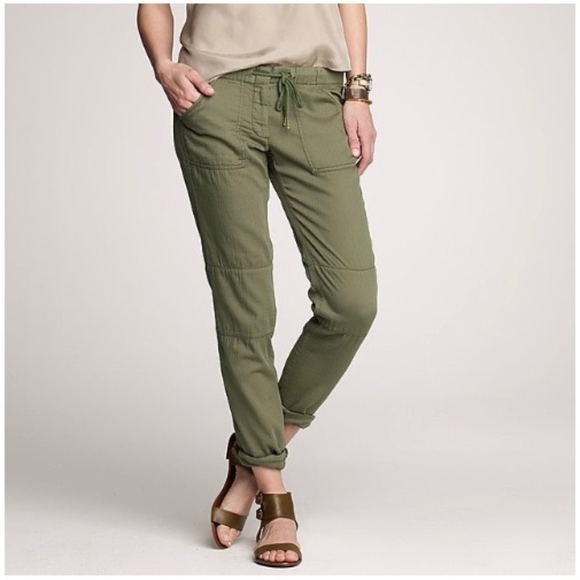 J. Crew Pants - JCrew Canteen City Fit Slim Pants Olive Green 2